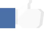 Facebook Like Style SVG Icon